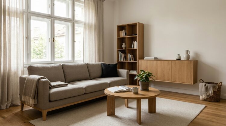 canapea amenajare living stil scandinav legenda casei