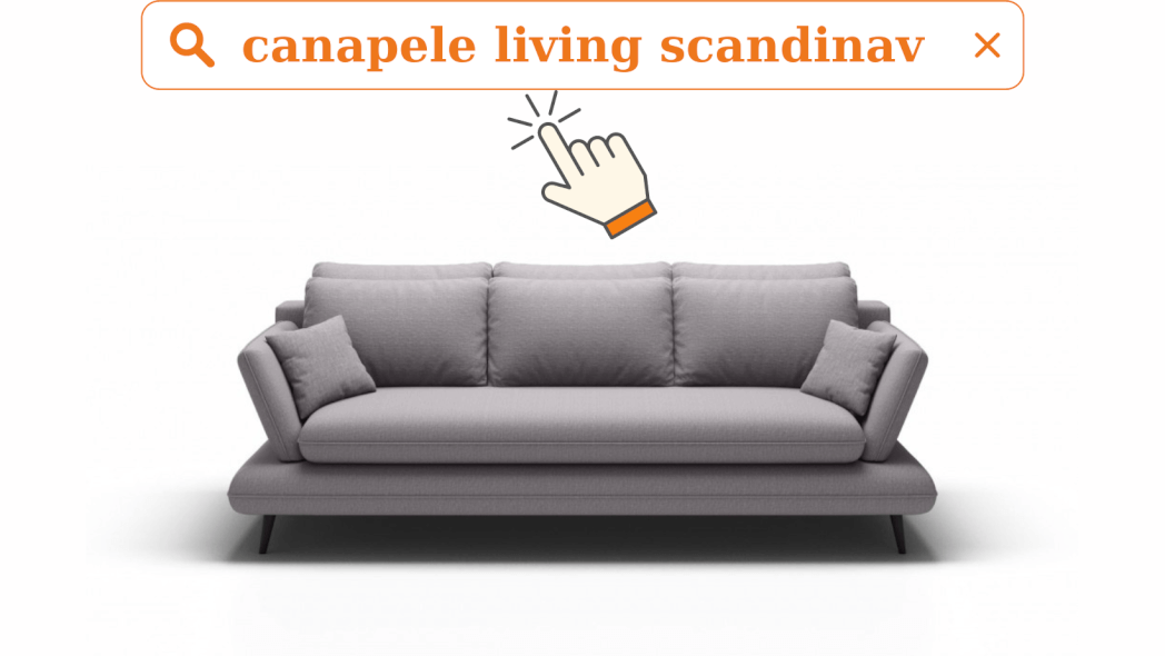 canapea living scandinav gri mobila sufragerie stil nordic, legenda casei