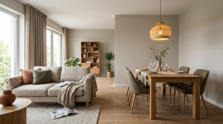ce inseamna amenajare living cu zona de dining integrata legenda casei