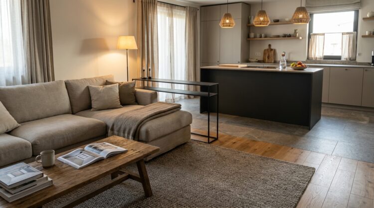 ce inseamna amenajare living open space deschis spre bucatarie legenda casei