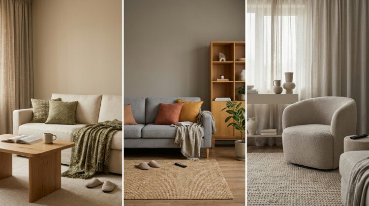 combinatii gri vs bej vs crem culori living legenda casei