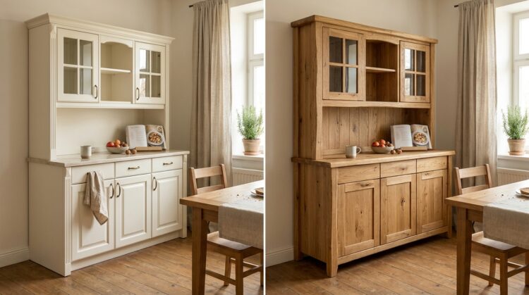 diferenta bufet bucatarie stil clasic vs rustic legenda casei