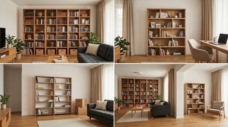 diferente pret biblioteca lemn unde se justifica legenda casei