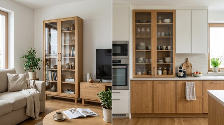 diferente vitrina living vs vitrina bucatarie legenda casei