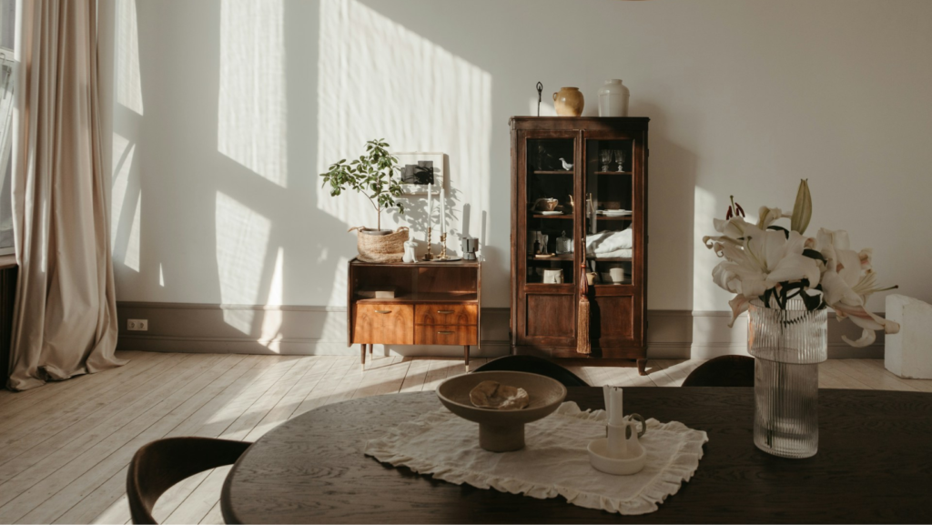 Dulap dining idei amenajare bucatarie zona de servit masa legenda casei