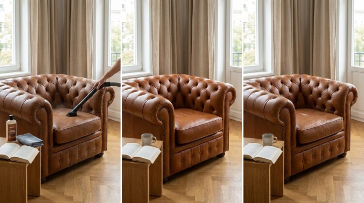 fotoliu chesterfield intretinere legenda casei