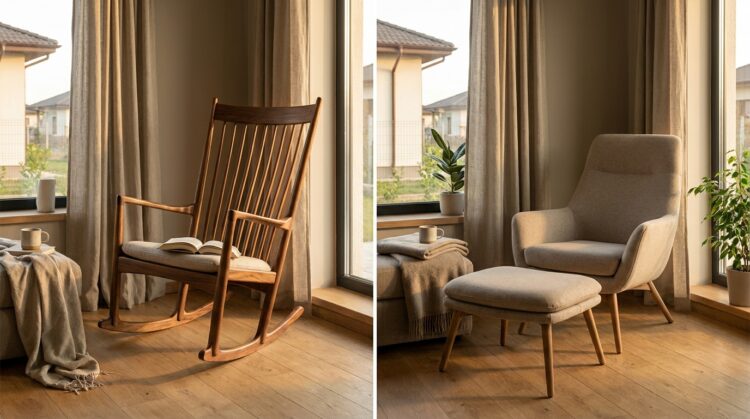 fotoliu relaxare balansoar vs cu taburet recomandarea noastra legenda casei