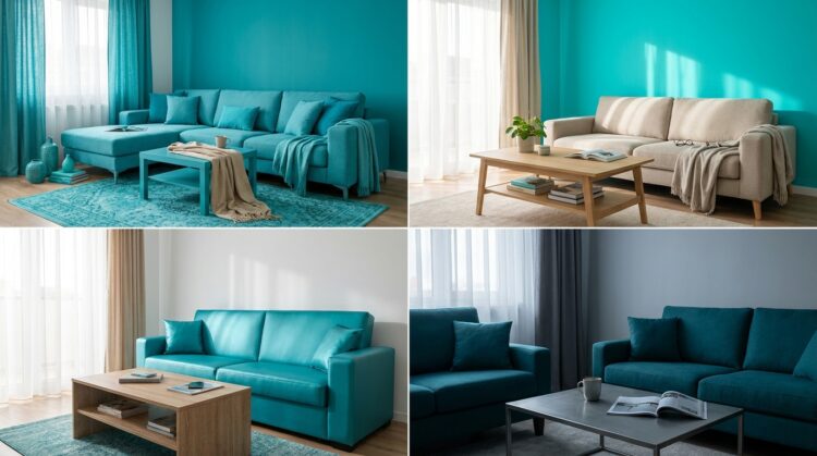 greseli frecvente living turcoaz combinatii culori legenda casei