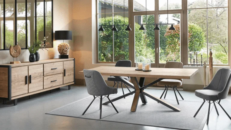 Amenajare zona dining, masa bucatarie dining, mobilier comoda scaune, legenda casei