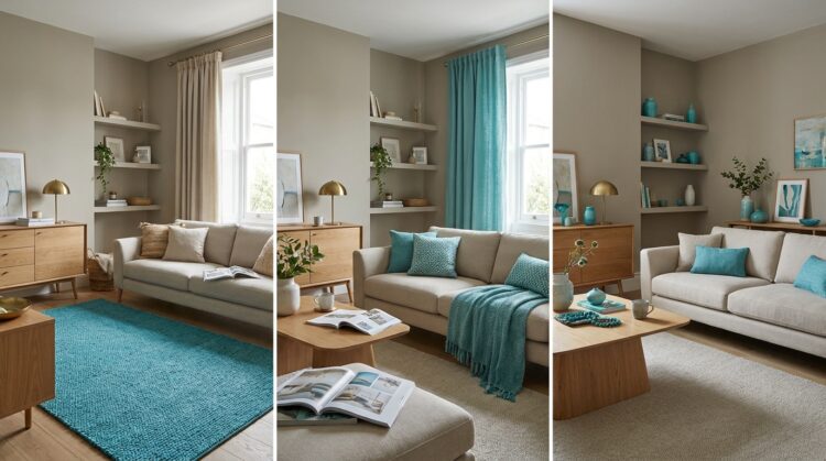 living turcoaz culori textile si accente legenda casei