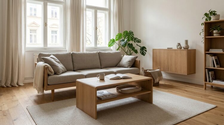 masuta de cafea amenajare living stil scandinav legenda casei