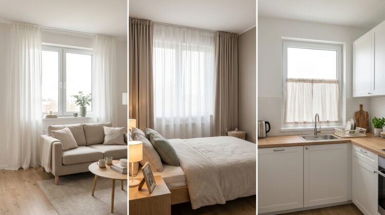 perdele moderne living dormitor bucatarie legenda casei