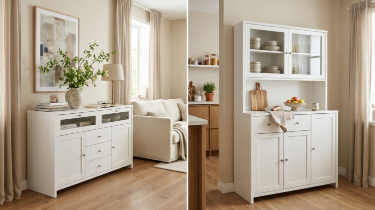 popularitate bufet alb living sau bucatarie legenda casei