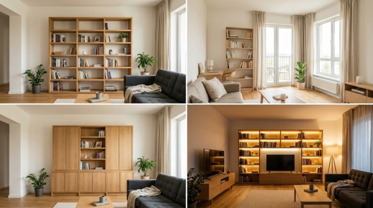 recomandari modele biblioteca living legenda casei