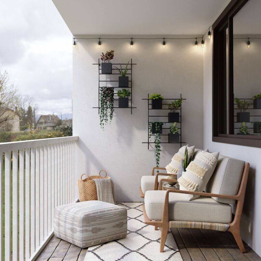 amenajare balcon ingust inchis deschis legenda casei