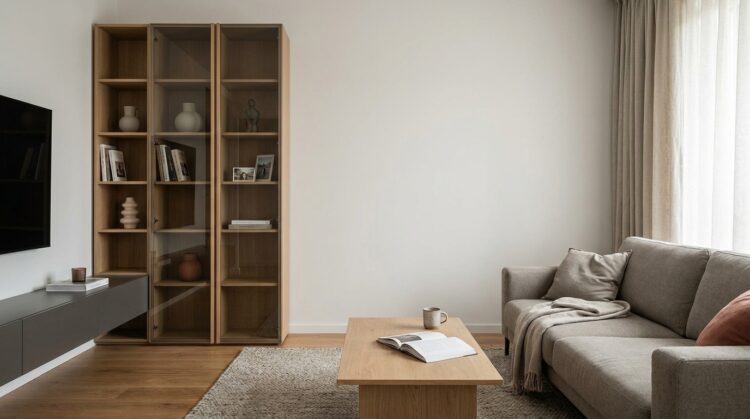 vitrina vs biblioteca amenajare living modern ce alegi legenda casei